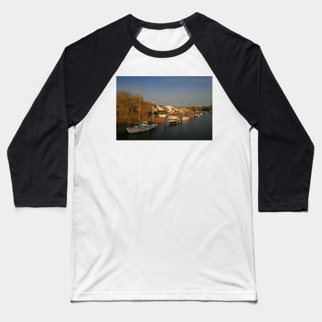 Stour Valley Way: Tuckton Baseball T-Shirt by RedHillDigital